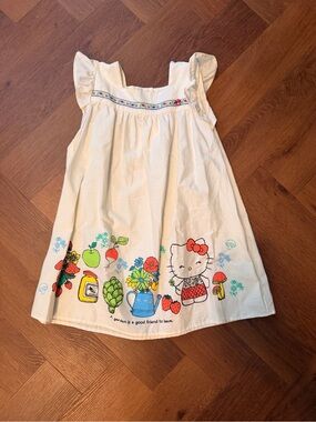 Misha Lulu x Hello Kitty Garden Dress Size 8 Rare Sanrio Cottagecore